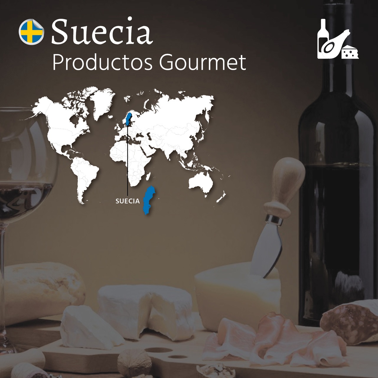 Exportar productos gourmet a Suecia - Importadores y Disitribuidores